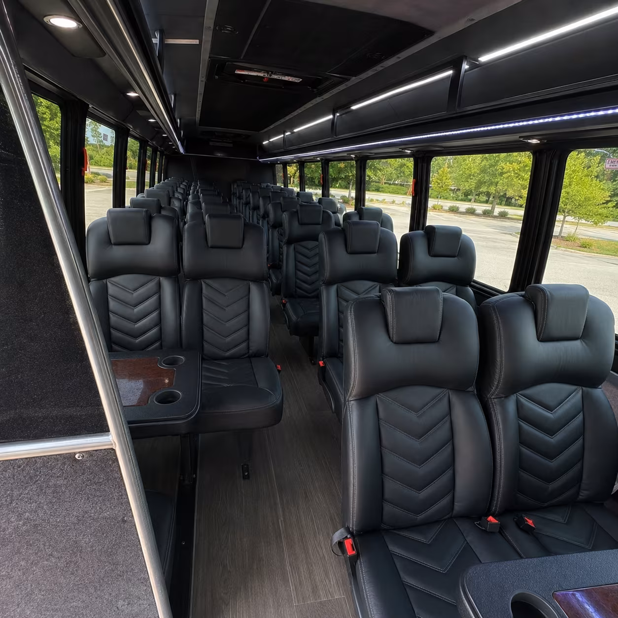 pasadena concert transportation onboard seating